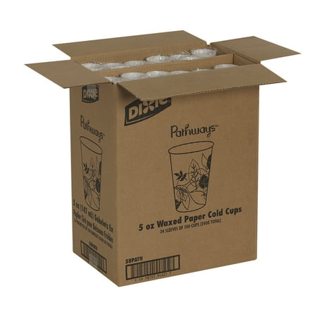 Dixie® 5 oz. Waxed Paper Cold Cup, 58PATH, 2,400 Count