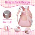 thumbnail image 4 of Mochila LEWKANA Cute para niñas con fiambrera, juego de 5 unidades, color rosa, 4 of 6