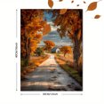 thumbnail image 3 of Qisvanset 12x16 Inch Vintage Red Steam Train Canvas Print Wall Art, 3 of 5