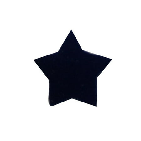 Star Applique Craft - ID 3455C Lot of 3 Tiny Blue Felt Star Patch Night Sky Craft Iron On Applique