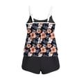 thumbnail image 4 of Fmbrln Tankini Swimsuits for Women with Boyshorts Two Piece Modest Bathing Suits Fashion Floral Print Swimwear Sets, 4 of 8