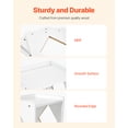 thumbnail image 4 of VEVOR Weaning Table and Chair Set Montessori Kids Activity Table and Chair White, 4 of 9