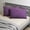 Purple-PP, variant on MMJ 2 Pack Summer Envelope Pillowcases Soft Velvet Wrinkle Free for Dormitory Room Bedding 20x26in