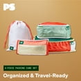 thumbnail image 4 of Popsugar Packing Cubes for Travel Organized Smart Zip Packing Organizers for Suitcase Luggage 4 Pack, 4 of 7