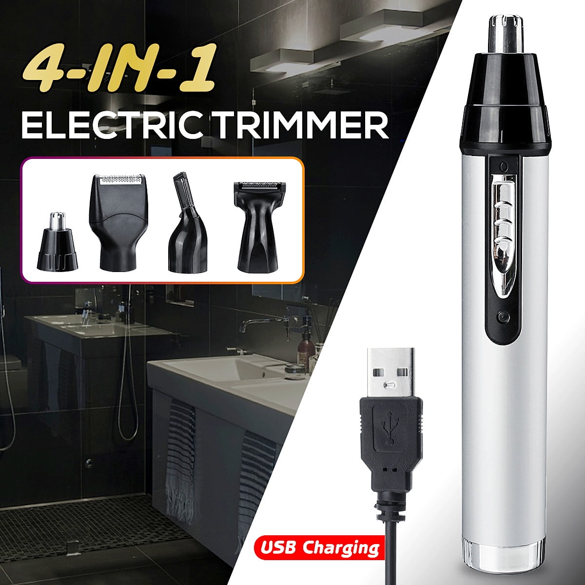 Electric Shaver 4 in 1 Bikini Groomer Bikini Trimmer Nose Hair Trimmer