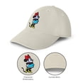 thumbnail image 2 of Baseball Cap Disney Minnie Mouse Khaki for Adults, 2 of 5