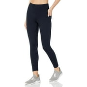 Danskin Women's Lightweight Contour Legging High Waist (Dark Navy, X-Small)