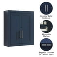 thumbnail image 1 of Pemberley Row MDF Navy Wall Mounted Storage Cabinet Rectangular Classic Design, 1 of 13