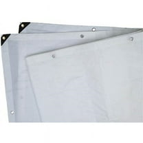 Harpster Tarps 10' x 30' Heavy Duty White 6 oz. Poly Tarp 12 Mil