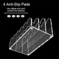 thumbnail image 3 of Clear Acrylic Mail Organizer File Sorters Workspace Organizer, 3 of 5