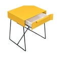thumbnail image 3 of Urban Designs Elba Collection 1-Drawer End Table - Yellow, 3 of 4