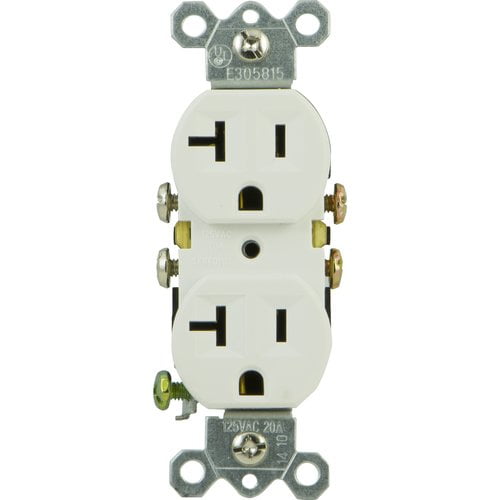 Power Gear Jasco Products Company Residential Grade Duplex Receptacle, Light Almond Outlet, 11656