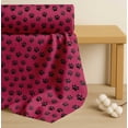 thumbnail image 4 of Soimoi Pink Cotton Voile Fabric Lion Stencil Foot Animal Print Fabric by the Yard 42 Inch Wide, 4 of 7