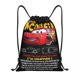 thumbnail image 2 of Mochila con cordón de Lightning Mcqueen de coches antiguos, mochila deportiva para gimnasio, bolsa de cuerdas de película para yoga, 2 of 5