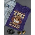 thumbnail image 3 of Tiki-Summer Hawaiian Tropical Vibes Women's T-shirt, 3 of 4