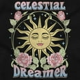 thumbnail image 2 of Boho Celestial Dreamer Sun Face Women Plus Size Crewneck Sweatshirt Brisco Brands 3X, 2 of 5