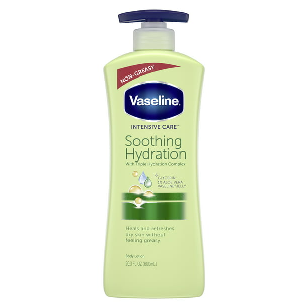 walmart.com | Vaseline hand and body lotion Soothing Hydration 20.3 Oz.