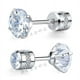 thumbnail image 3 of Pendientes de barra de moda europea y americana, pendientes de diamantes de imitación de doble punta, pendientes pequeños de acero inoxidable y titanio, joyería al por mayor, 3 of 5