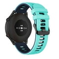 thumbnail image 4 of Flat End Two Tone Silicone Watch Strap 22mm Width Stylish & Durable Fits Most, 4 of 6