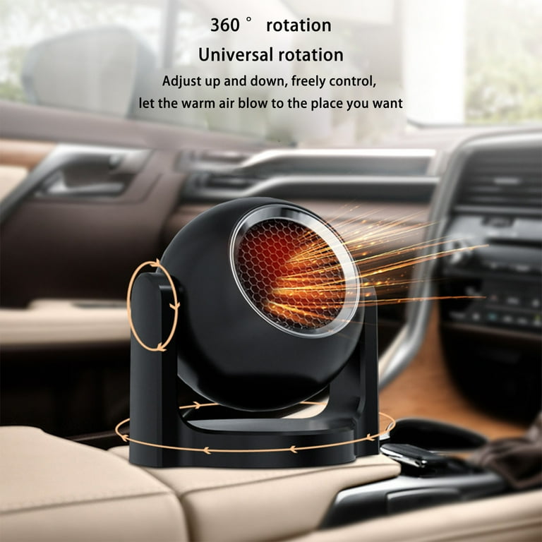 heater that runs off cigarette lighter Vggrvlo Car Heater 12V Portable Car Heater that Plugs into Cigarette  Lighter Heat Up 200 Square Feet 2 in 1 Heating & Cooling Fast Heating  Defrost