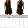 thumbnail image 2 of Vestidos de Fiesta Elegantes para mujer mono corto sin espalda traje diario sexy Cgtredaw Negro T L para Mujer, 2 of 7