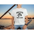 thumbnail image 4 of Fishing Gifts for Men, Fishing T-Shirt Born to Fish Forced to Work, Men's Fishing T-Shirt, Women's Fishing T-Shirt, 4 of 7