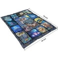 thumbnail image 5 of Cute Owl Blanket Warm Super Soft Micro Flannel Blanket for Bed Sofa Plane/Living Room Decor 60x80 Inch, 5 of 6