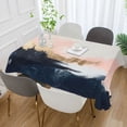 thumbnail image 2 of Yayeee Tablecloths 60" x 108" Rectangle Wrinkle Resistant Party Table Cover, Abstract Landscape, 2 of 8