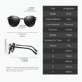 thumbnail image 2 of Vintage Round Sunglasses Border Fashion Anti Sunglasses Color Sunvisor Polarizer, 2 of 3