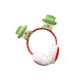 thumbnail image 2 of Cache-oreilles de Noël Rouges - Cache-Oreilles Chauds d'Hiver avec Motifs de Vacances pour Femmes et Filles, Cadeau Festif, 2 of 6