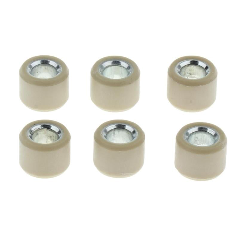 MagiDeal 6 Pieces 18x14mm Variator Roller Weights 14g for GY6 125cc 150cc Engine Scooter 