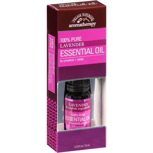 Village Naturals Aromatherapy 100 Pure Lavender Essential Oil 0.33 fl