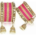 thumbnail image 3 of Indian Ethnic Partywear Handmade Bangles – Elegant Traditional Jewelry for Women | Perfect for Weddings, Festivals & Daily Ethnic Wear, 3 of 7