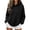 Black #017, variant on Leopard Print Hoodie Women Oversized Trendy Fleece Hooded Pullover Sweatshirt Drop Shoulder Fall Graphic Hoodies with Pockets