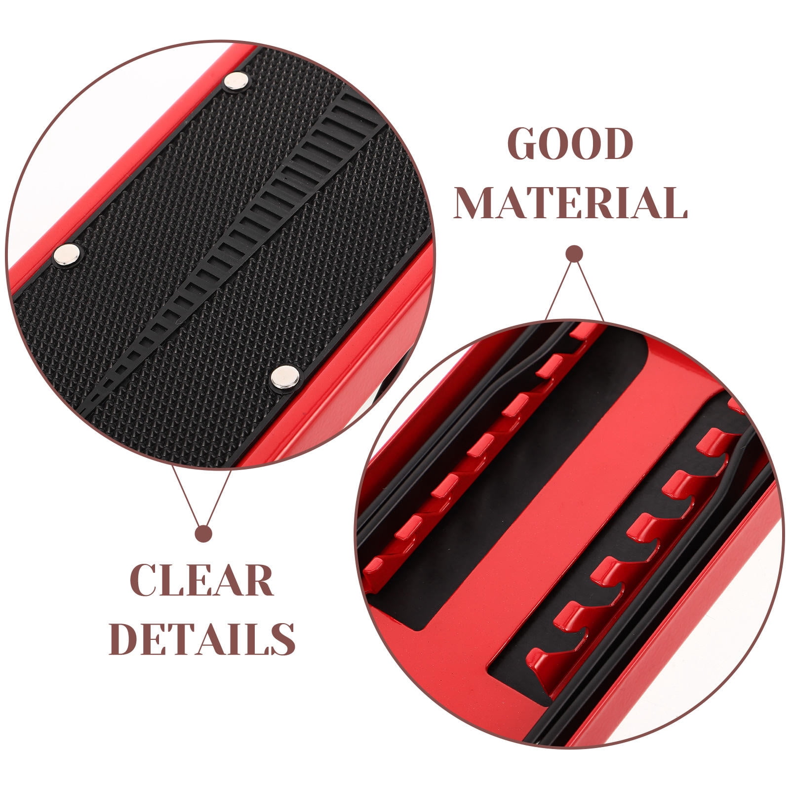 HONMEET Adjustable Portable Folding Guitar Footrest Metal Stand for Classical Guitar Players and Musicians
