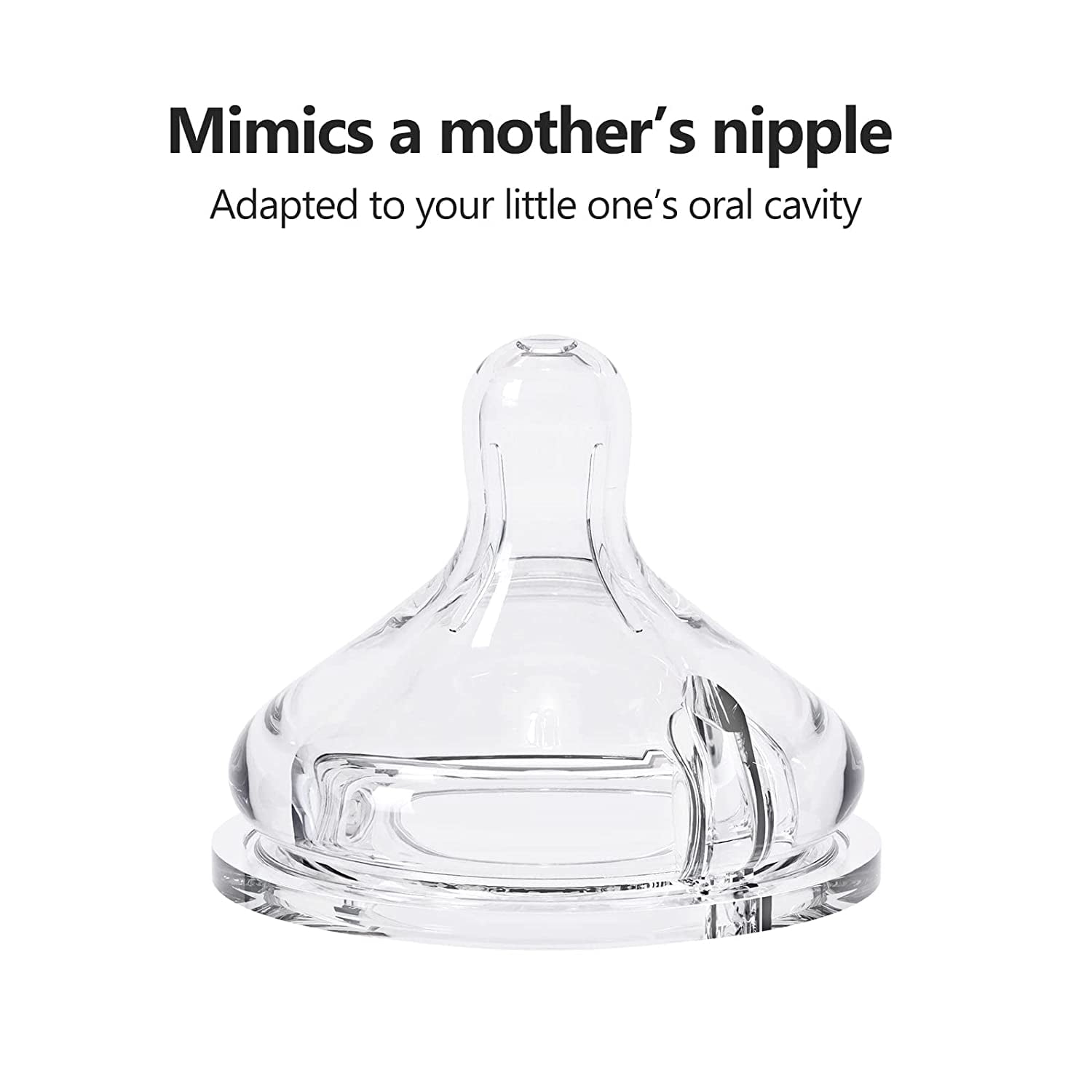 Yooforea Silicone Coated Glass Baby Bottle, 0M+ Slow Flow Nipple I Anti-Colic, Wide Neck, Stable Base I Medical-Grade Silicone Coating for Shatter Protection, BPA BPS PVC Free (2 Pack, 3 Ounce-Tea)