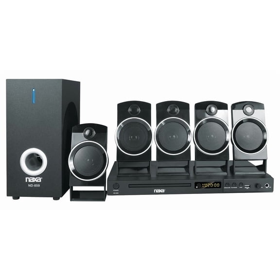 Naxa Electronics ND-859 5.1 Channel Home Theater DVD & Karaoke System
