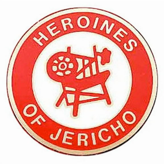 Heroines of Jericho Masonic Car Emblem Decal for Freemasons Car Bumpers
