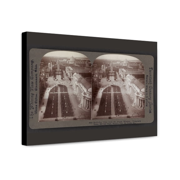 Canvas Print: Bird's-Eye View From De Forest Wireless Telegraphy Tower, 300 Feet