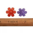 thumbnail image 3 of U8MO Colorful Transparent Acrylic Flower Bead Frosted Big Size Loose Bead Caps 33x8mm-Mixed Color, 50pcs, 3 of 9