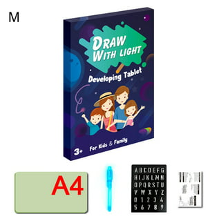 Light Drawing Board Led Draw Toy Coloring Board Pad - Glowix™