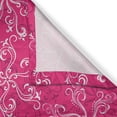 thumbnail image 3 of Ambesonne Hot Pink Kitchen Curtains, Spring Flourish Bloom, 55"x39", Hot Pink White Purple, 3 of 3