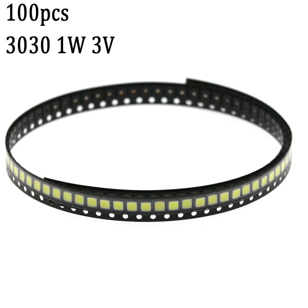 100PCS NEW 1W Warm White Led Chip High Power LED Beads 100-110LM