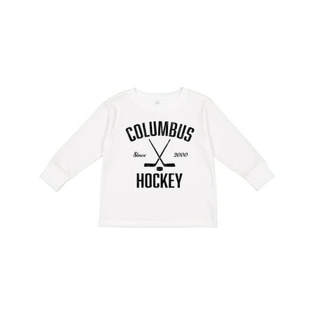 

Inktastic Columbus Hockey- Sports Gift Toddler Boy or Toddler Girl Long Sleeve T-Shirt