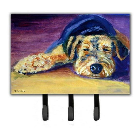 Snoozer Airedale Terrier Leash & Key Holder