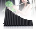 thumbnail image 4 of Pan Flute, 18 Pipes Pan Pipe Quick Response Bright Tone Clear Sound with Carrying Bag for Beginners for Teaching, 4 of 7