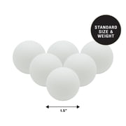 Drinkmate Best Brands Tabletop Tennis Ball Plastic White (Pack of 6)