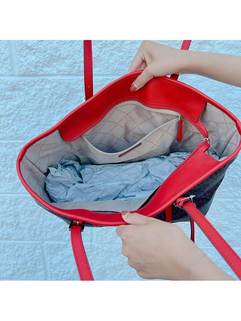 Michael Kors 35T0Gtvt3V Jet Set Travel Large Signature Pvc Top Zip