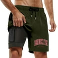 thumbnail image 4 of Mens Shorts Swim Trunks with Compresssion Liner Inseam Board Shorts Bathing Suit with Pockets Beach Shorts, 4 of 4