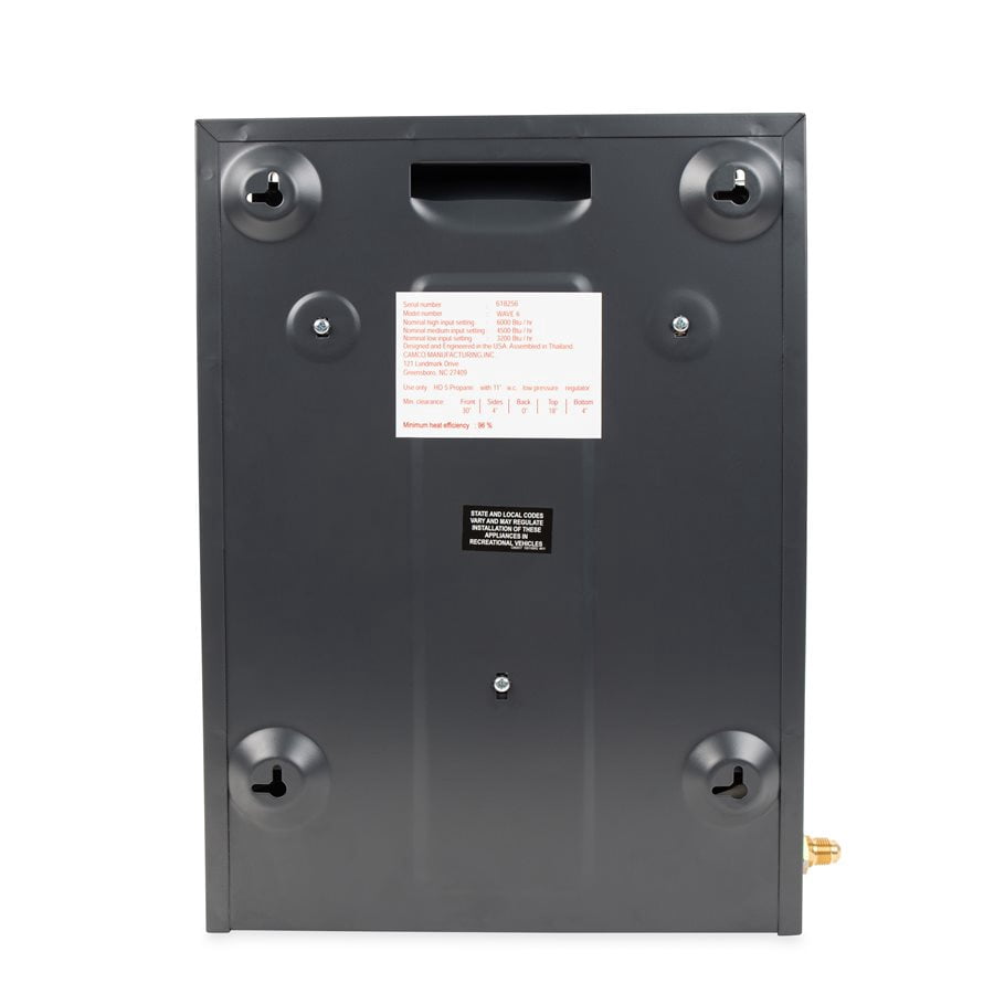 Camco Olympian Wave 6 Catalytic Safety Heater | Adjustable from 3200 to 6000 BTUs | Black (57341) Sansujyuku sansujyuku.com